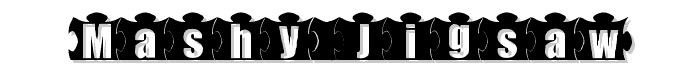 mashy Jigsaw font
